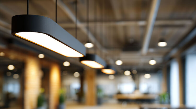 Office lighting installation by Rangatu Electrical in Hamilton